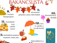 Benne vagyunk az őszben, itt a bakancslistánk, nehogy valami kimaradjon! Benne vagyunk az őszben, itt a bakancslistánk, nehogy valami kimaradjon!